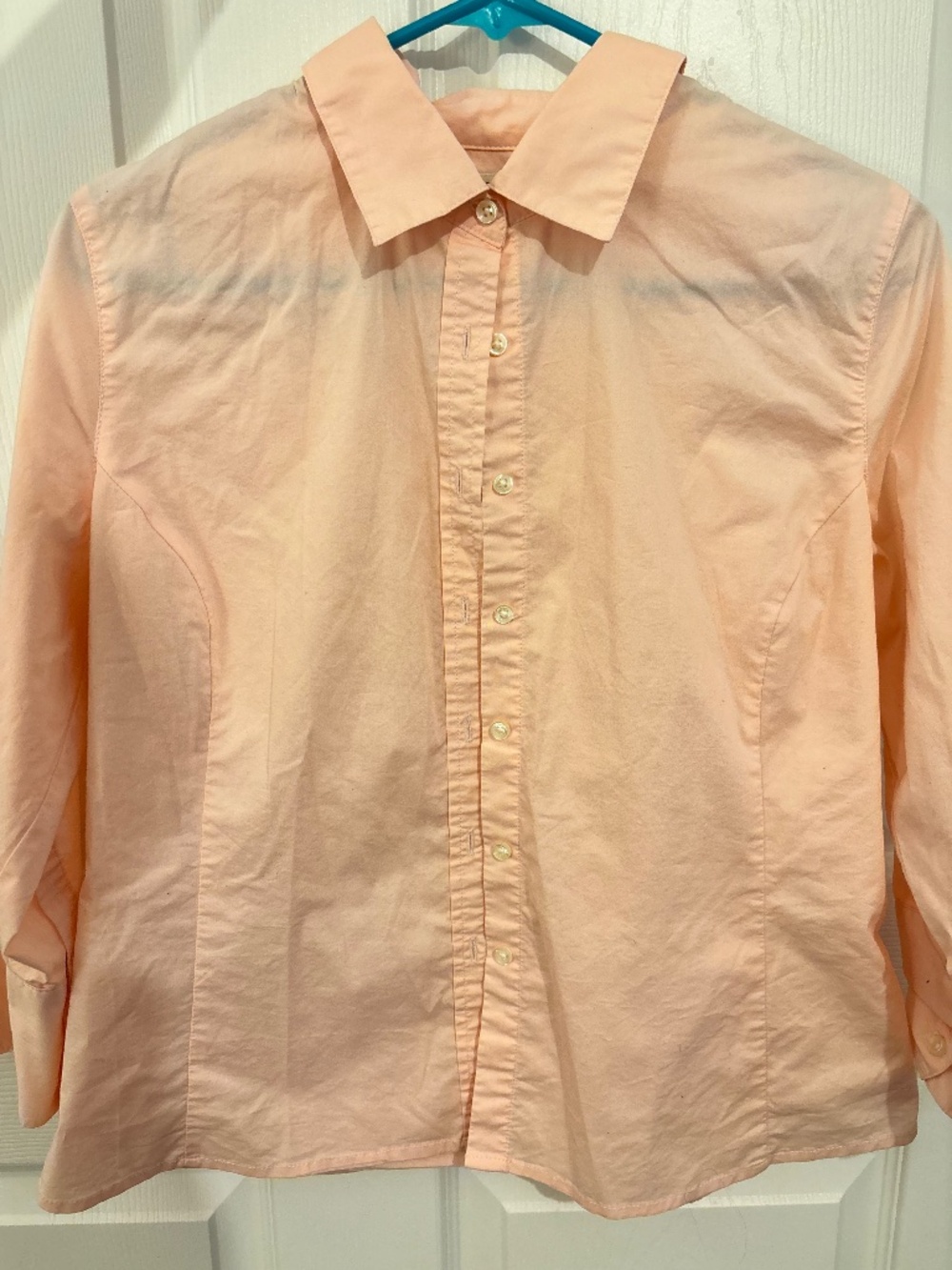 Light pink womens button up